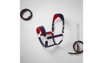 Padded Horse Halter Anti-Chafe Adjustable Horse Headcollar Braided Design Equine Head for Outdoor, Stable, Training