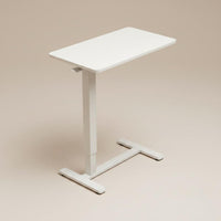 Portable Single Side Lift Table Sturdy Adjustable Bed Table Easy Assembly Home Furniture Scratch-Resistant for Small Room