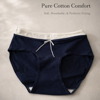 Women's Underwear Multipack with Breathable Material and Extended Gusset, Leakproof Knickers with Protective Lining
