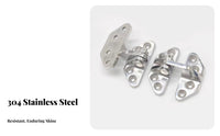 Sturdy Duty Bi-Fold Hinge Folding Yacht Hinge Polished Finish for Hatches