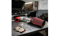 Heat Guard Cone Air Filter Kit Aluminum Tube Cold Air Intake Kit Silicone Couplers Engine Intake Assembly