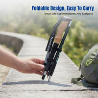 Featherweight 6061 Aluminum Alloy Foldable Hiking Adjustable Outdoor, Multiple Colors