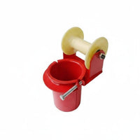 Nylon Wheel Cable Pay-Feed Pulley Metal Body Wire Guide Pulley Tightening Bolt Clamp-on Wire Guide Compact