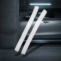 2 Pieces Slim Anti-Collision Mirror Strip Two-Piece Side Mirror Cover Strip Impact Absorbing Car Accessory