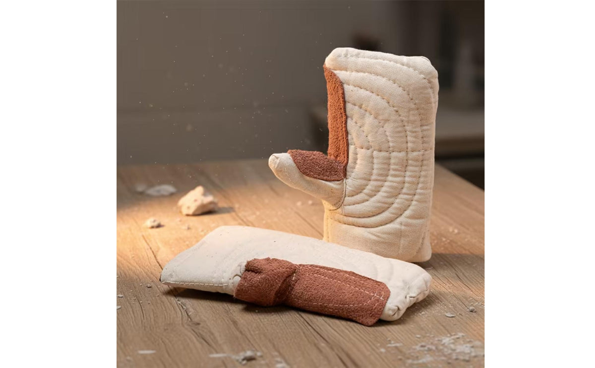 Oven Gloves High Temperature Pottery Gloves Quilted for Potters