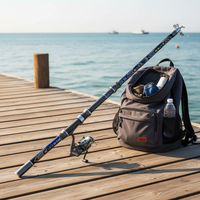 Carbon Fiber Telescopic Sea Fishing Rod with Moving Reel Seat, Super Hard Long Shot Casting Rod for Anchoring Fish