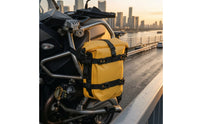 Motorcycle Side Bag Waterproof Motorcycle Pannier Adjustable Side Bag with Roll-Top for Motorcyclists