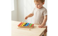 Wooden Xylophone Educational 8-Note Xylophone Child-Led Music Instrument for Little Ones, Preschool