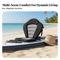 Detachable Fore and Aftrest Pad Waterproof Kayak Accessory Anti-Slip Aquatic Activities Gear for Paddleboarders, Canoeists, Kayaking, Paddleboarding