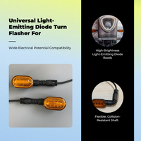 Waterproof LED turn signal for e-vehicles