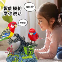 Simulated Talking Parrot Toy with Sound Control for Kids