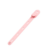 Silicone Cable Tie with Snap Button Flexible Cord Keeper Soft for Students
