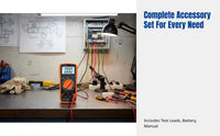 VC890C+ Digital Multimeter, High Accuracy, Auto Smart, Anti-Burn, Electrician