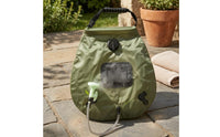 Mesh Pocket Foldable Shower Bag Compact Storage Shower Bag with Hose for Outdoors