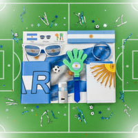 Soccer Supporter Accessories Pack National Flag Cheering Kit for Sports Enthusiasts, Stadiums