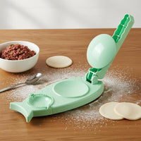 Dumpling Wrapper Press and Form Food-Grade PP Material Manual Dumpling Pastry Former Easy to Use Ravioli Maker Tool for Beginners, Kids, Home