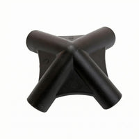 Cross Layout Four-Way Connector 120-Degree Joint Tent Frame Connector Open Tube Four-Way Roof Bracket Smooth