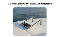 Boat Ladder Polished Metal Finish Folding Boat Ladder Foldable