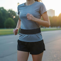 Running Waist Pack Lightweight Adjustable Fitness Belt Bag High Capacity Minimalist Running Pouch for Runners, Men, Outdoor, Gym