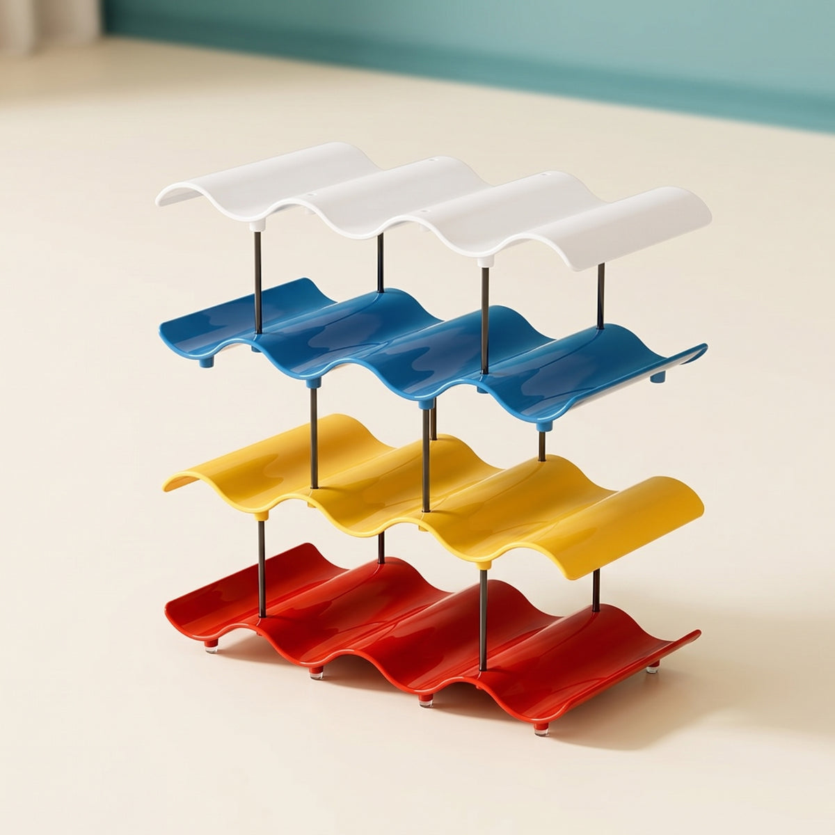 Cup Storage Rack Space-Saving Mug Organizer Coffee Mug Holder Desktop Coffee Station Organizer Sturdy for Kitchen, Bar