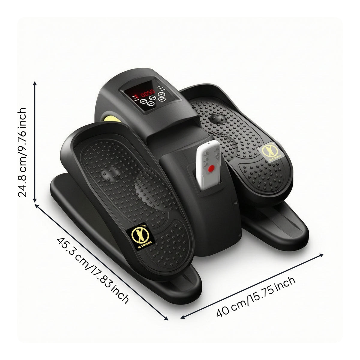 Elliptical Leg Exerciser Low-Impact Electric Elliptical Leg Exerciser Compact Anti-Slip for Office Workers, Rehabilitation