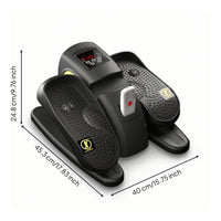 Elliptical Leg Exerciser Low-Impact Electric Elliptical Leg Exerciser Compact Anti-Slip for Office Workers, Rehabilitation