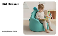 Cute Cartoon Design creatureShaped Floor Lounger Soft and Comfortable children's Furniture Anti-Skid Bottom Toddler Chair Lightweight for Toddlers, Preschoolers, storytime Corner, Kindergarten, Playroom, Nursery
