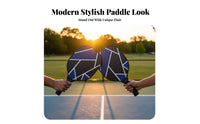 Lightweight Pickleball Paddle Set Non-Slip Grip Pickleball Racket Kit Enlarged Sweet Zone for Children, Men, Outdoor, Indoor