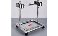 Rolling Bird Stand with Tray Heavy-Duty Stainless Stainless Avian Playstand Playstand Stable Pet Supply for Parrots, Home
