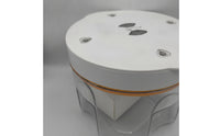 Transparent Resin Degassing Chamber Cylindrical Degassing Chamber with Lid Bubble-Clear Compact for Hobbyists, Crafters, Workshops, Studios