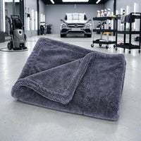 Fuzz Cloth and Double Layer Car Drying Towel, 1200g Car Drying Towel for Car Detailing Products, Super-Fine Microfiber Cloth