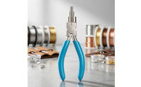 6-in-1 Bail Making Comfortable Wire Looping Tool with Mandrel Polished