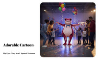 Full Body Inflatable Frog Costume Funny Look Frog Character Suit Cute Look Performance Wear Twin Fan for Entertainers, Party-&moveers, Halloween, Street Performances, Festivals, Promotional Events