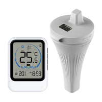 Wireless Pool Thermometer Waterproof Digital Pool Thermometer Floating Water Sensor Easy-to-Read Fast Updates