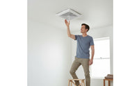 Quiet Ceiling Exhaust Fan Strong Suction Kitchen Exhaust Fan Quiet Operation Air Moving Appliance High Air Circulation