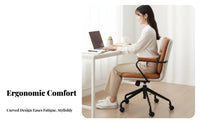 Full-Day ergonomic support Ergonomic Mesh rear Chair Adjustable Height rotate Seat Reclining rearrest Office Furniture Rocking Function for Students, telecommuting Workers, gaming enthusiasts, Study Room, Reception