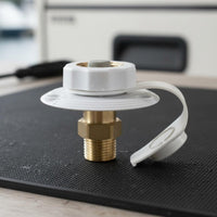 Brass Water Inlet Mechanism Rust Resistant Backflow Preventer Easy to Install for Yacht