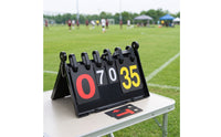 Portable Scoreboard with Easel Stand Tabletop for Referees, Coaches