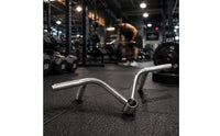 T-Shape Attachment Handle Back Training Multiple Grip Lat Bar Smooth Polished Finish