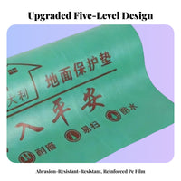 Floor Protection Film Wear-Resistant Renovation Ground Protection Mat Waterproof Construction Floor Covering Roll for Renovators, DIY Enthusiasts
