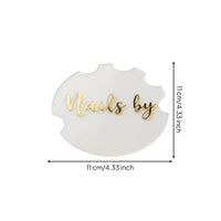 Acrylic Nail Display Board Photo-Ready Nail Display Plaque Glossy Professional for Manicurists, Social Media Styling