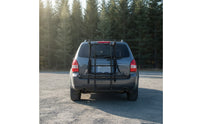 Trunk Mount Bike Rack Strap-Secured Trunk Bike Rack Compact Cycle Carrier with Straps for Cyclists