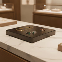 Display Riser Matte Black Jewelry Display Riser Rectangular for Retailers, Photographers, Retail Counters, Photography Setups, Home Organization