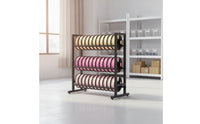 Open-Frame Filament Storage Rack Metal Filament Spool Holder Rack Sturdy Shelf Heavy Duty for Makers, Workshops