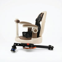 Front Child Bike Seat Bracket-Mounted Child Bike Seat with Harness Padded Compact for Toddlers, Family Rides