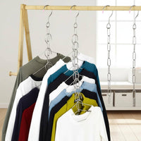 Stainless Steel Hanger Chain Long-Lasting Wardrobe Storage Chain Neat And