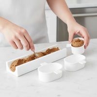 3 Pieces Uniform Cake Ball Mold with Pusher Plastic Cake Ball Mold Reusable Food-Grade for Bakers