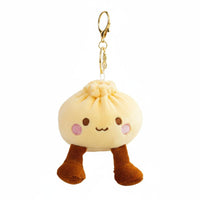 Cute Dumpling Stuffed Keychain Kawaii Aesthetic Stuffed Bun Charm Gift Idea for Keys