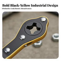 Labor Saving Jack Wrench Easy to Use Tire Wheel Jack Handle Ergonomic Design for Women, Elderly, Roadside Emergency, Garage