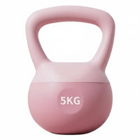 Floor Friendly Soft Kettlebell Comfortable Grip Glute Training Weight Shock-Proof Base Sand Filled Weight Odorless for Women, Beginners, Men, Home, Workout, Gym